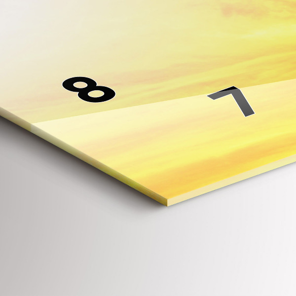 Horizontale Uhr mit motiv Eiffelturm in Paris