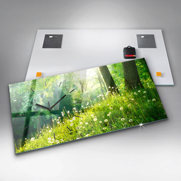 Horizontale Uhr mit motiv Frühling Natur