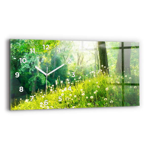 Horizontale Uhr mit motiv Frühling Natur