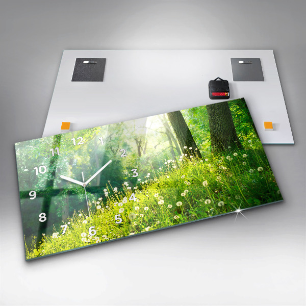 Horizontale Uhr mit motiv Frühling Natur