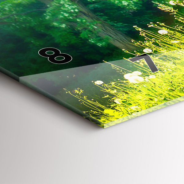 Horizontale Uhr mit motiv Frühling Natur