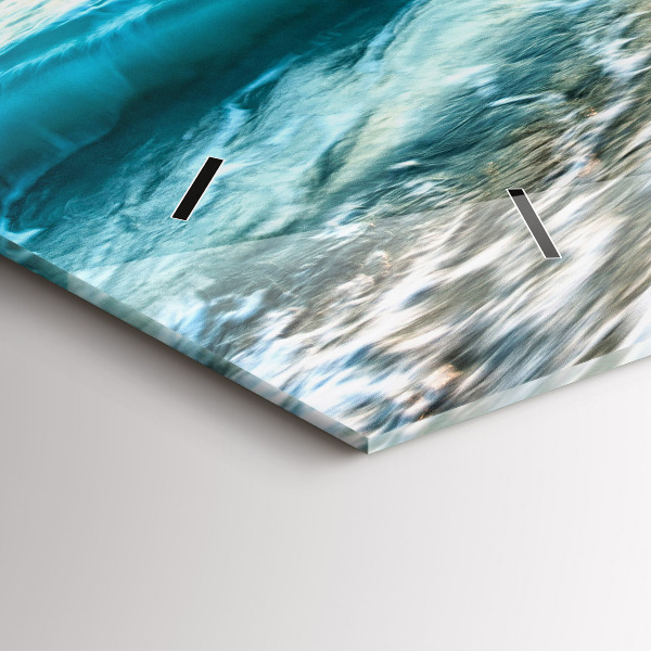 Horizontale Uhr mit motiv Strand, Meer und Sand