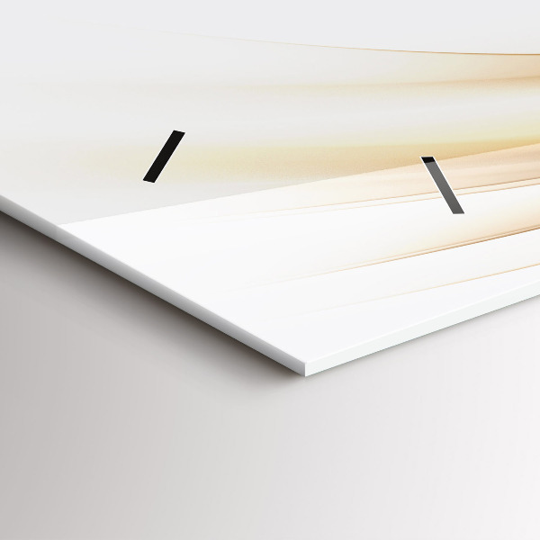 Horizontale Uhr Goldene Abstraktion