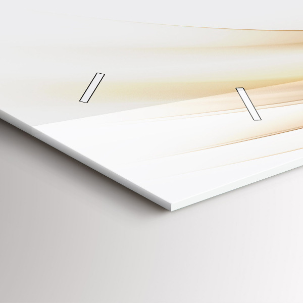 Horizontale Uhr Goldene Abstraktion