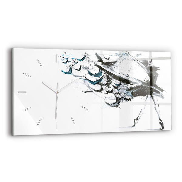 Horizontale Uhr Frau tanzt Ballett