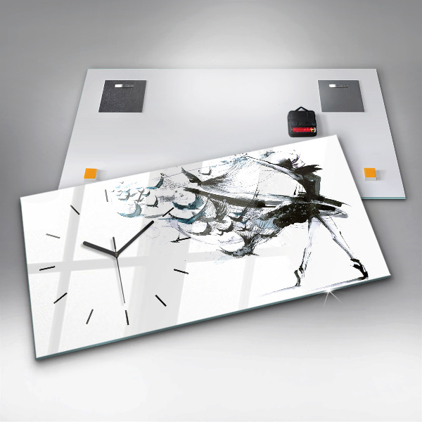 Horizontale Uhr Frau tanzt Ballett