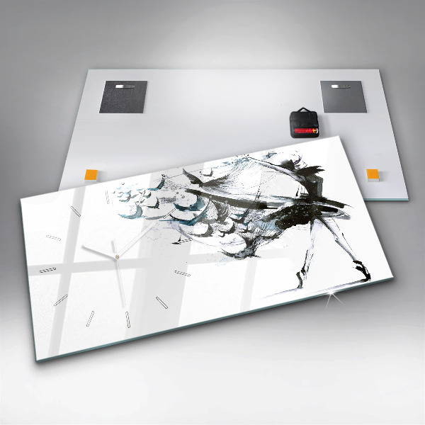 Horizontale Uhr Frau tanzt Ballett