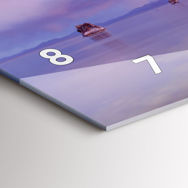 Horizontale Uhr mit motiv Sonnenaufgang in Kalifornien