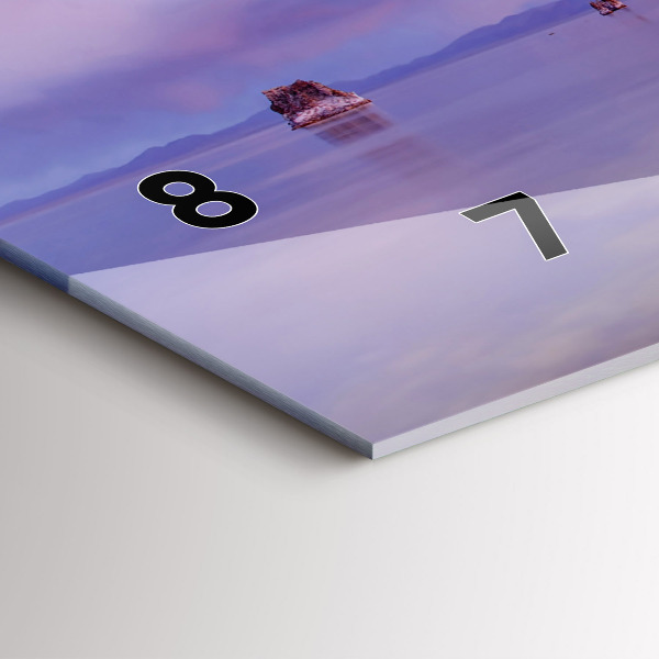 Horizontale Uhr mit motiv Sonnenaufgang in Kalifornien