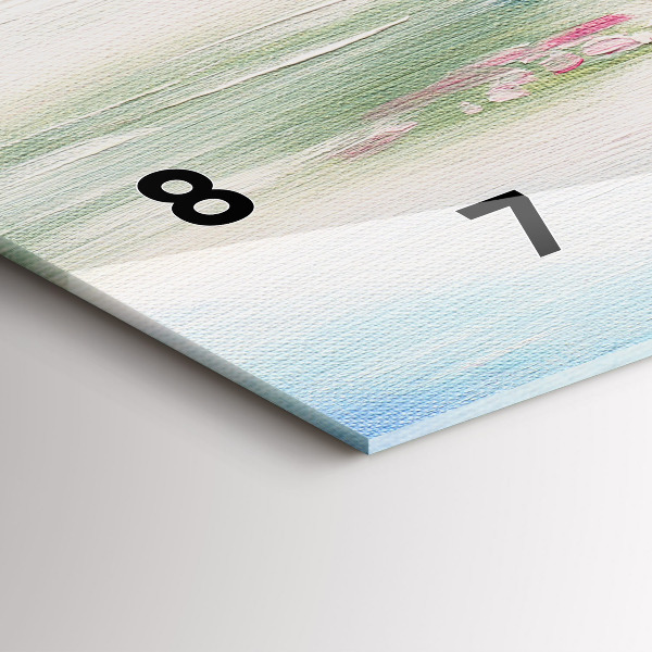 Horizontale Uhr Mosaik eines Baumes