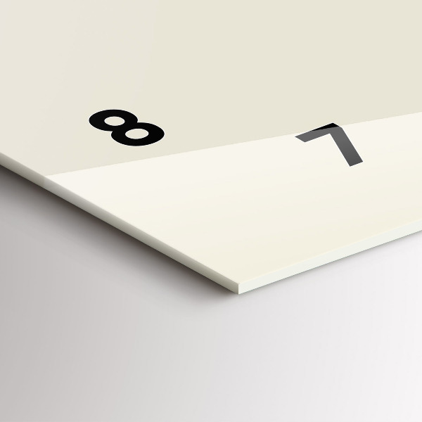 Horizontale Uhr Abstrakte Hirsche