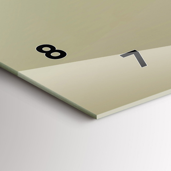 Horizontale Uhr mit motiv Grafik Elch