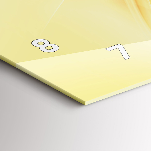 Horizontale Uhr mit motiv Wellen abstrakt