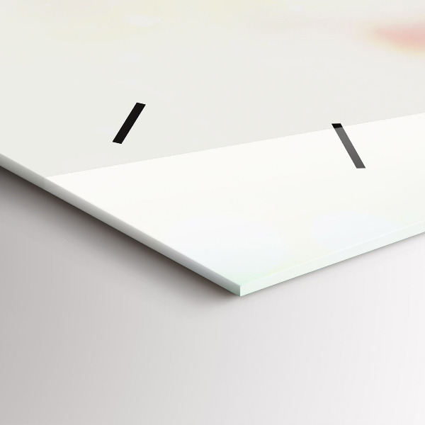 Horizontale Uhr mit motiv Blumen Frühling