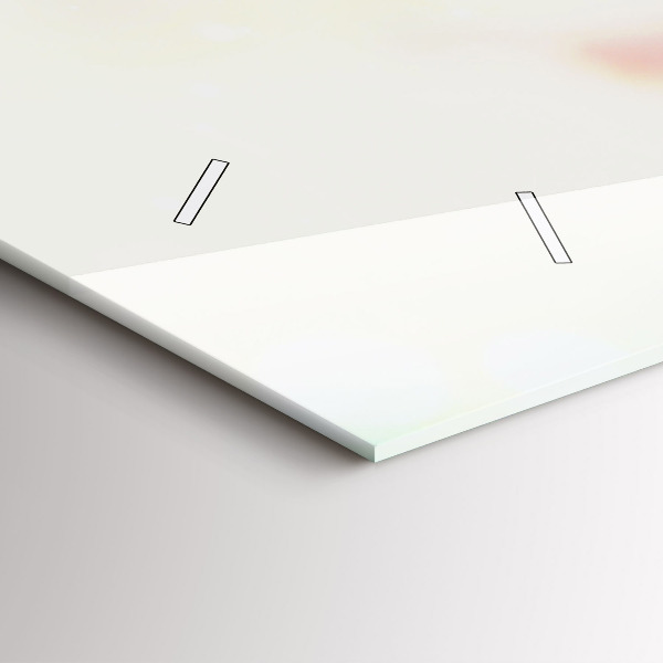 Horizontale Uhr mit motiv Blumen Frühling