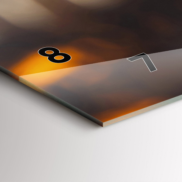 Horizontale Uhr mit motiv Glasflaschen