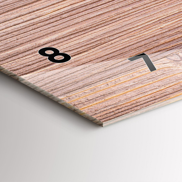 Horizontale Uhr Paprika