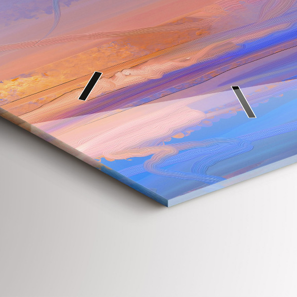 Horizontale Uhr Meereslandschaft