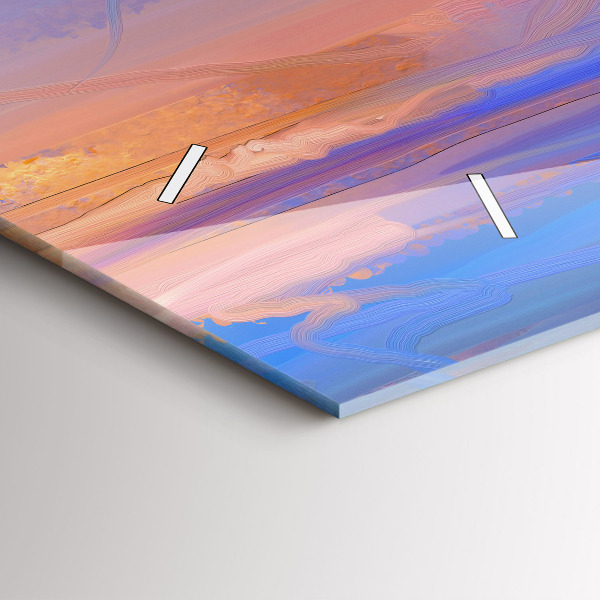 Horizontale Uhr Meereslandschaft