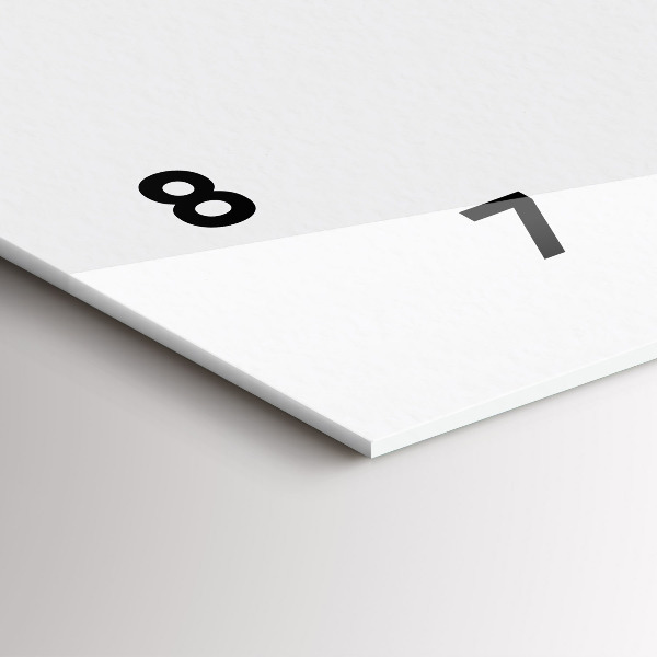 Horizontale Uhr mit motiv Modische Frau