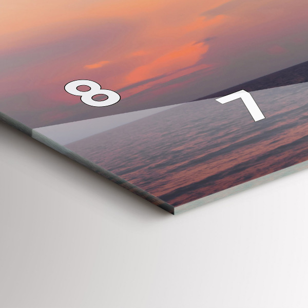 Horizontale Uhr Surfen am Strand