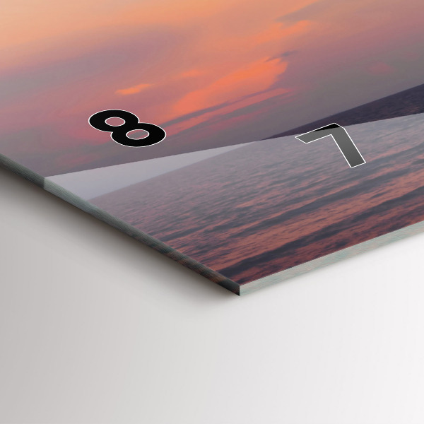 Horizontale Uhr Surfen am Strand