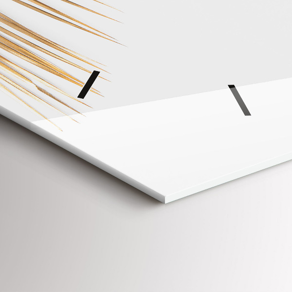 Horizontale Uhr mit motiv Tropische Blätter