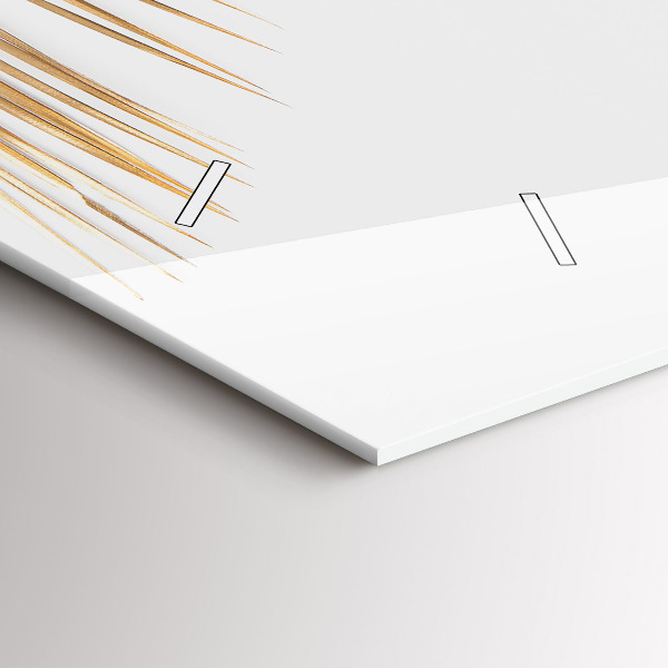 Horizontale Uhr mit motiv Tropische Blätter