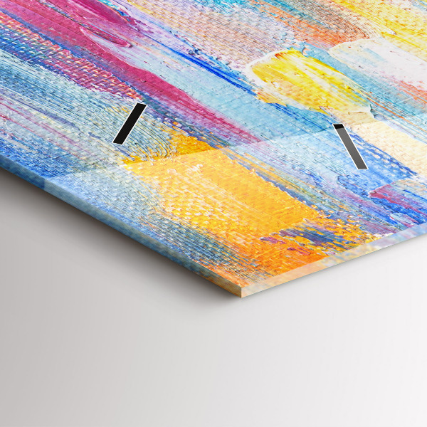 Horizontale Uhr Pärchen im Regen