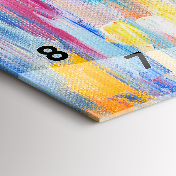 Horizontale Uhr Pärchen im Regen