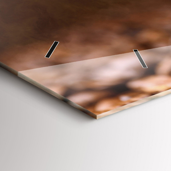 Horizontale Uhr Kaffeebohnen