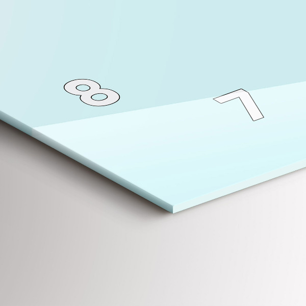 Horizontale Uhr mit motiv Lustige Katze mit Brille