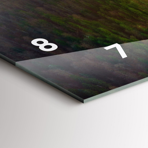 Horizontale Uhr Sonnenuntergang über den Bergen