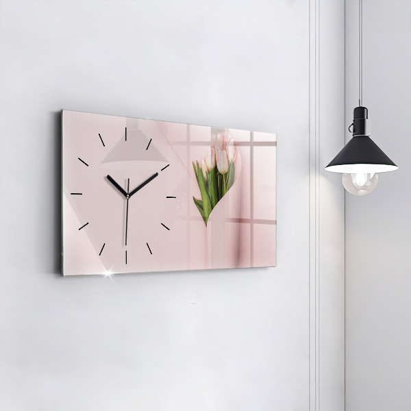Horizontale Uhr mit motiv Blumenstrauß