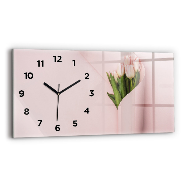 Horizontale Uhr mit motiv Blumenstrauß