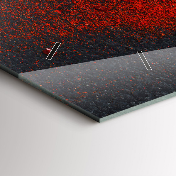 Horizontale Uhr mit motiv Rotes Gewürz