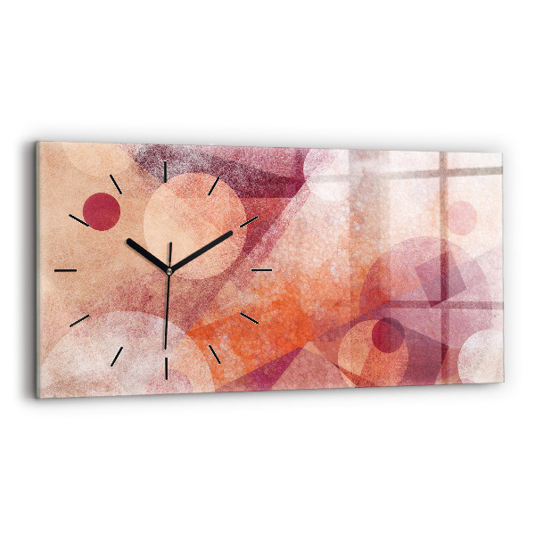 Horizontale Uhr Geometrische Abstraktion