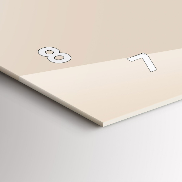 Horizontale Uhr mit motiv Wolfskopf