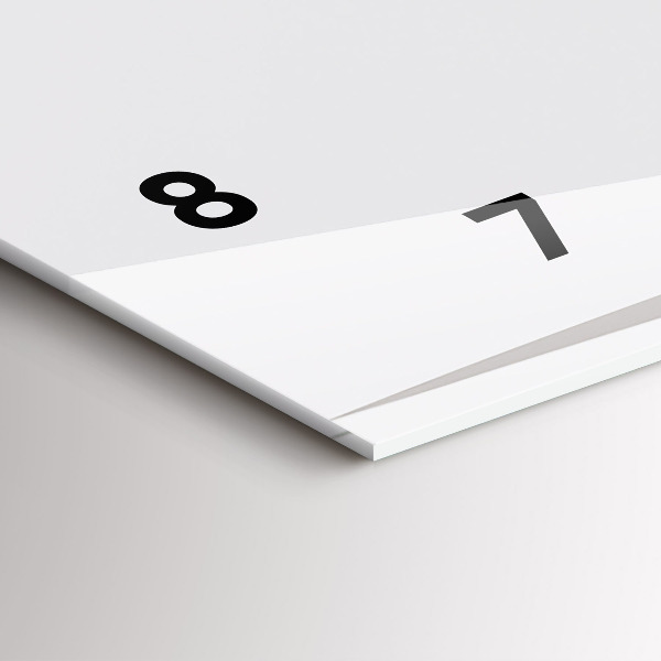 Horizontale Uhr Abstrakte Blätter