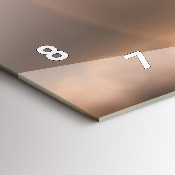 Horizontale Uhr mit motiv Auto im Urlaub