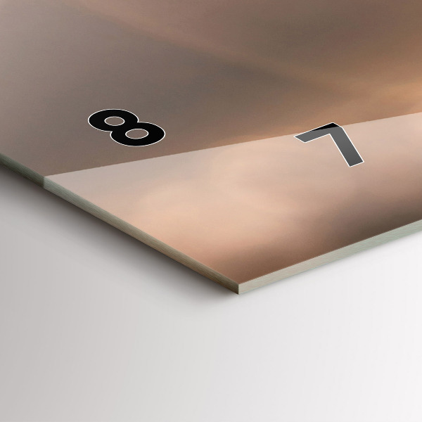 Horizontale Uhr mit motiv Auto im Urlaub