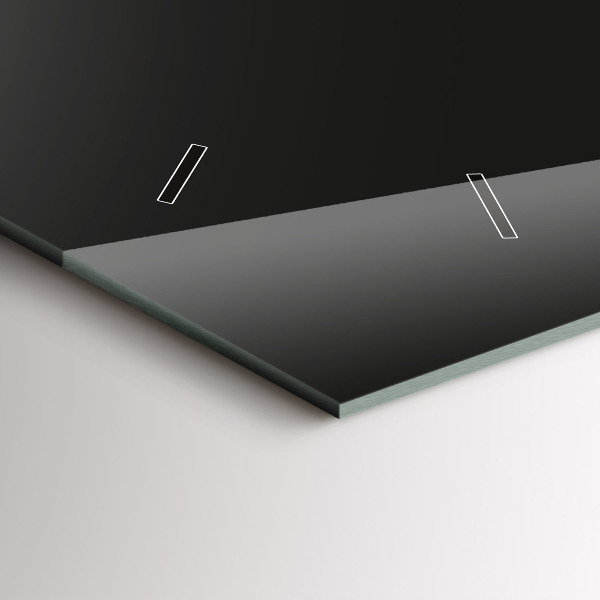 Horizontale Uhr Bunter Elefant