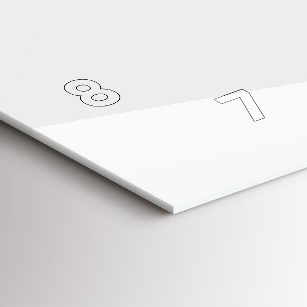 Horizontale Uhr Schmetterling und Schlüssel im Boho-Stil