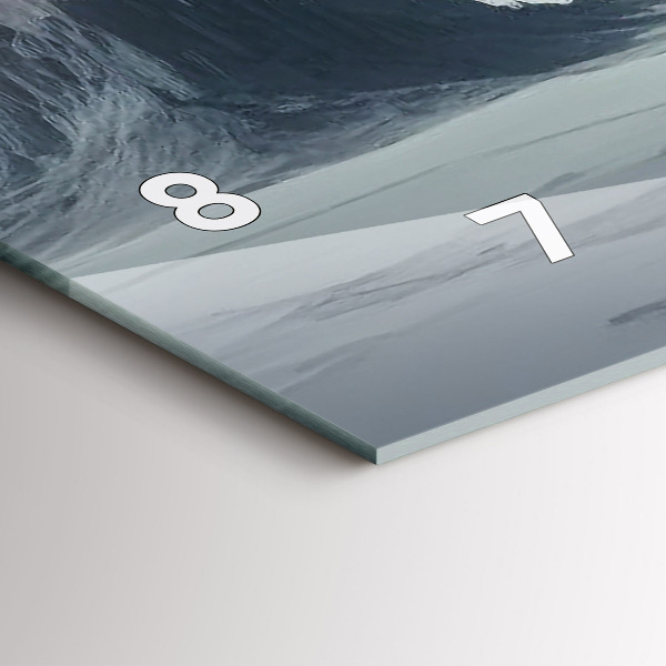 Horizontale Uhr mit motiv Männlicher Kosmos Planet