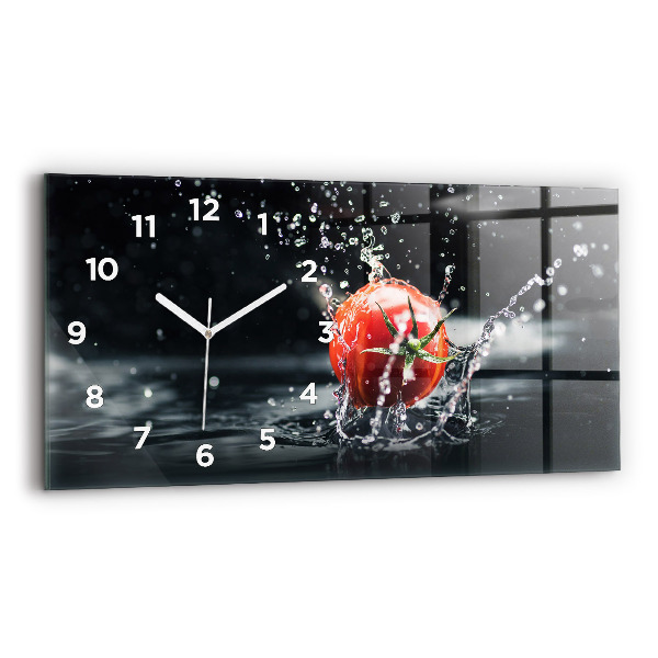 Horizontale Uhr mit motiv Tomate