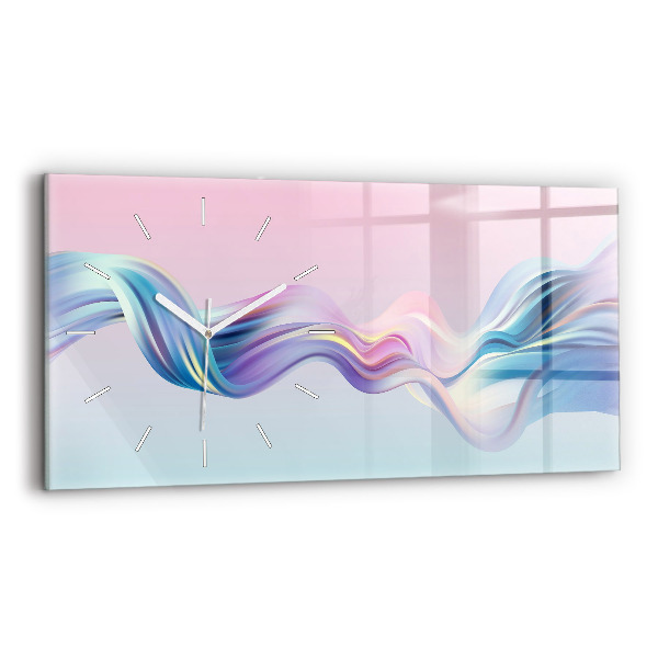 Horizontale Uhr Flüssiges Fließelement