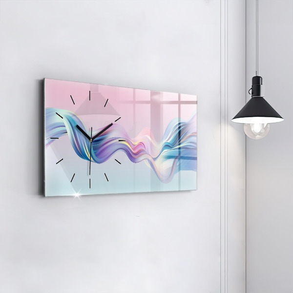 Horizontale Uhr Flüssiges Fließelement