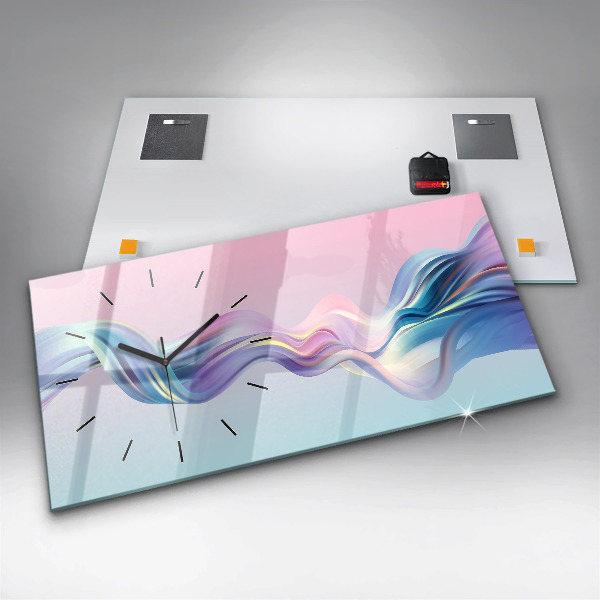 Horizontale Uhr Flüssiges Fließelement