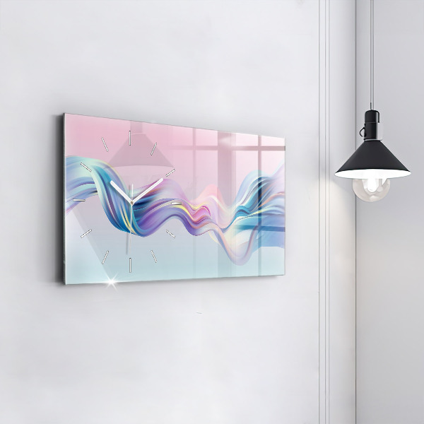 Horizontale Uhr Flüssiges Fließelement