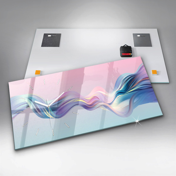 Horizontale Uhr Flüssiges Fließelement